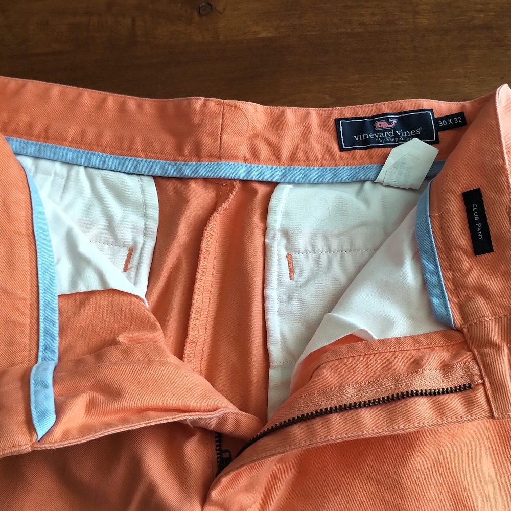 Orange/Peach Vineyard Vines Club Pants New